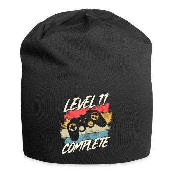 11 Anniversaire 11 ans Enfants Cadeau - Bonnet en jersey - noir - Devant