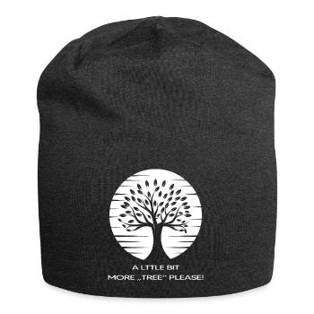 baum mega bonsai natur wald outdoor mehr bäume - Jersey-Beanie - Anthrazit - Vorne