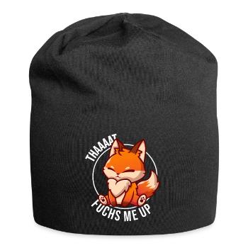 fuchs fox that fuchs me up - Jersey-Beanie - Schwarz - Vorne