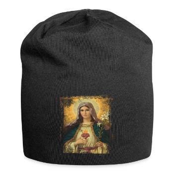 Jésus Marie Sainte Marie - Bonnet en jersey - noir - Devant