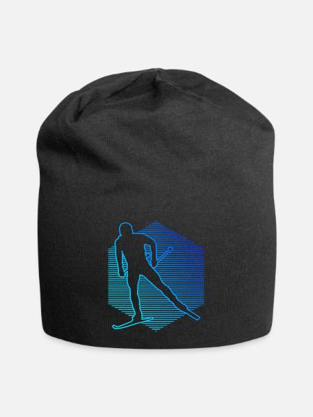 Langlauf Classic Damen Herren Langlauf Langlauf Kl - Jersey-Beanie - Schwarz