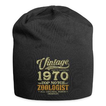Vintage 1970 Top Notch Zoologist - Jersey-Beanie - Schwarz - Vorne