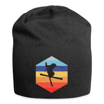 Ski Freestyle Herren Freestyle Ski Slopestyle - Jersey-Beanie - Schwarz - Vorne