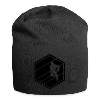 Hockey sur glace Hockey sur glace Joueurs de hockey sur glace - Bonnet en jersey - noir - Devant