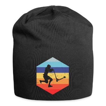 Scooter Pour Hommes Stunt Stunt Scooter Scooter Scooter - Bonnet en jersey - noir - Devant