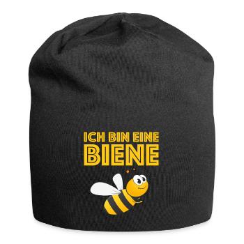 Ich bin eine Biene, lustige Bilder Cartoon - Jersey-Beanie - Schwarz - Vorne