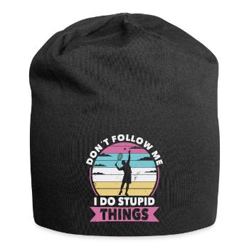 Don t follow me Tennis - Jersey-Beanie - Schwarz - Vorne