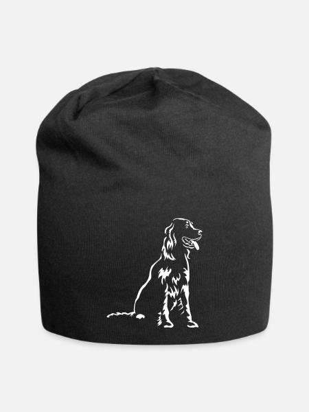 Gordon Setter "Black Edition" - Jersey-Beanie - Schwarz