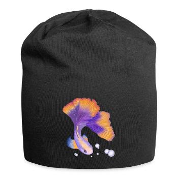 Fish. Elegant under water - Jersey Beanie - black - Front