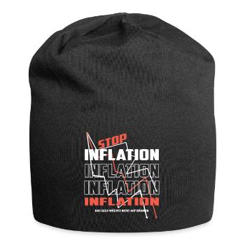 Stop Inflation - Jersey Beanie - black - Front