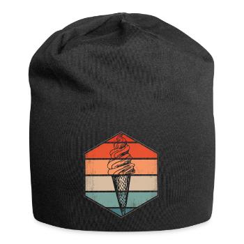 RETRO T-Shirt für Eisliebhaber... - Jersey-Beanie - Schwarz - Vorne