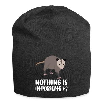 Opposum lovers - Rien n’est impossumble - Bonnet en jersey - charbon - Devant