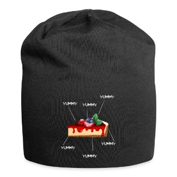 cheesecake yummy cheesecake - Jersey Beanie - black - Front