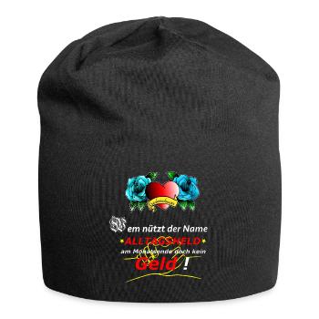 Krankenschwester Alltagsheld - Jersey-Beanie - Schwarz - Vorne