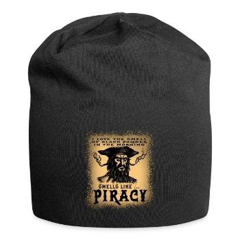 Piracy and black powder - Bonnet en jersey - noir - Devant