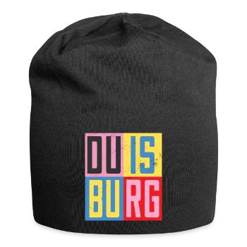 Duisburg Städte Design - Jersey-Beanie - Schwarz - Vorne