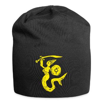 Warschauer Seejungfer - Jersey-Beanie - Schwarz - Vorne