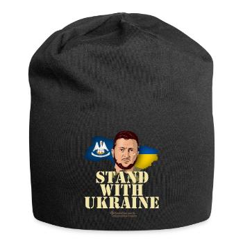 Ukraine Lousiana Zelenskyj - Bonnet en jersey - noir - Devant