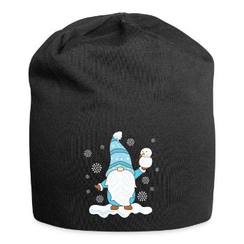 Noël Noël Gnomies - Bonnet en jersey - noir - Devant