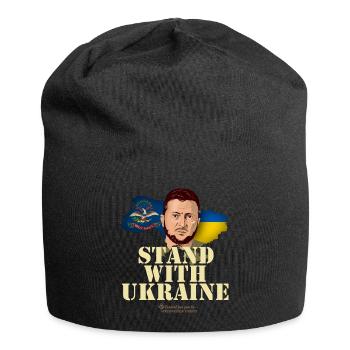 Ukraine North Dakota - Jersey Beanie - black - Front