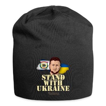 Ukraine West Virginia - Jersey Beanie - black - Front