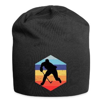 Ice Hockey Eishockey Damen Eishockey Spieler - Jersey-Beanie - Schwarz - Vorne