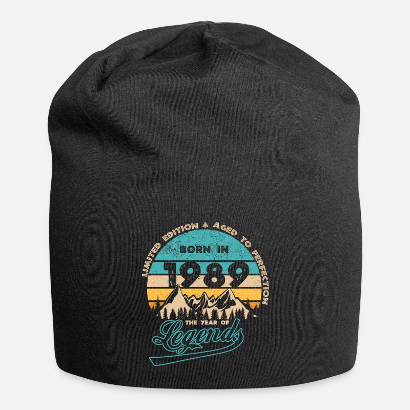 Legenden 1989 - Jersey-Beanie - Schwarz