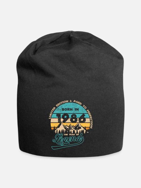 Legenden 1986 - Jersey-Beanie - Schwarz