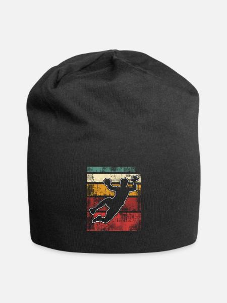 Handball Handballer - Jersey-Beanie - Schwarz