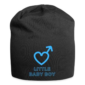 Baby Announcement Pregnancy - Boy - Surprise - Jersey Beanie - black - Front