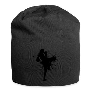 Thai Boxing Women Thai Boxing Men Thai Boxing - Jersey Beanie - black - Front
