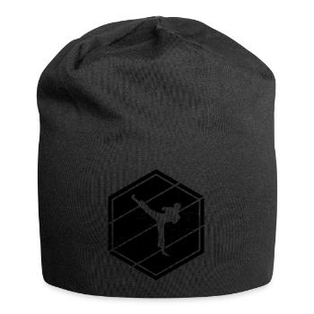 Kickboxing féminin Kickboxing Kickboxing - Bonnet en jersey - noir - Devant