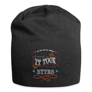 pc birthday present idea gift idea - Jersey Beanie - black - Front