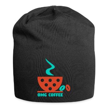 OMG COFFEE THERE - Jersey Beanie - black - Front