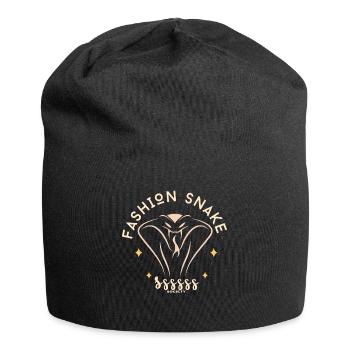 Golden Stars Fashion Snake - Jersey Beanie - black - Front