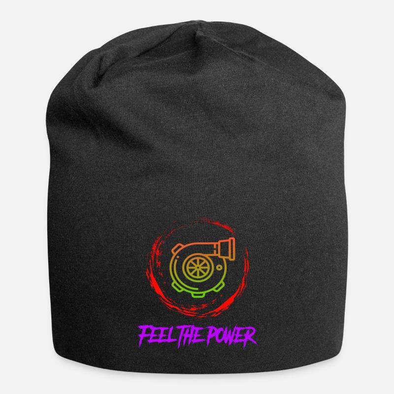 Turbo - Jersey Beanie - black