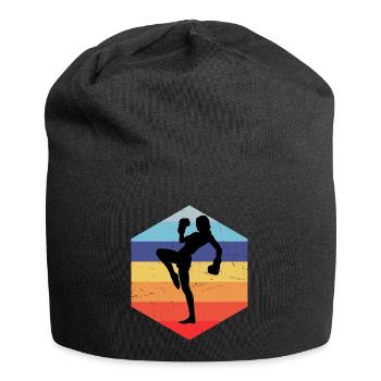 Kickboxing Kickboxing Kickboxing Hommes Boxe - Bonnet en jersey - noir - Devant
