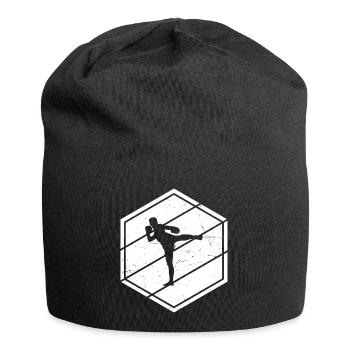 Thai Boxer Muay Thai Thai Boxing Thai Boxing - Jersey Beanie - black - Front