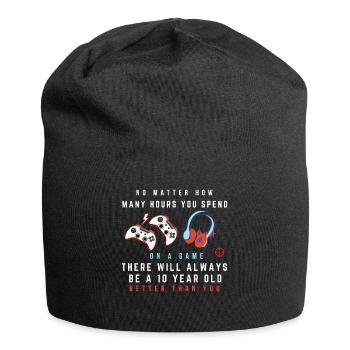 Spielrivalität Witz Abschlag - Jersey-Beanie - Schwarz - Vorne