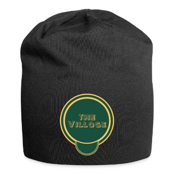 Retro - Jersey-Beanie - Schwarz - Vorne