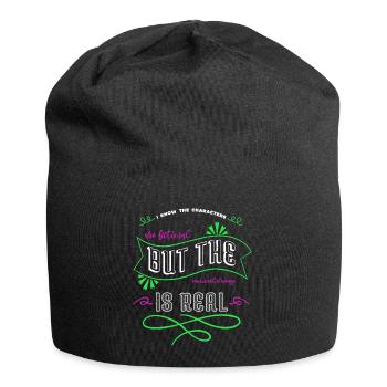 Book Quotes Book Keeper Shirt - Jersey Beanie - black - Front