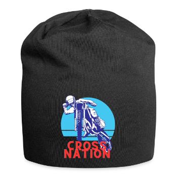Cross Nation - Jersey-Beanie - Schwarz - Vorne