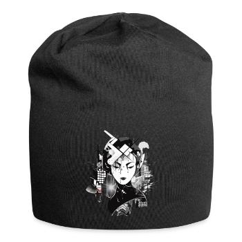 La geisha - Bonnet en jersey - noir - Devant