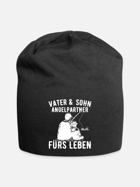 VATER & SOHN ANGELPARTNER FÜRS LEBEN - Jersey-Beanie - Schwarz