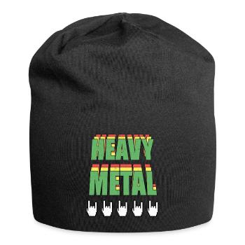 Heavy Metal Rétro - Bonnet en jersey - noir - Devant