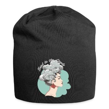 Head in the Clouds 3 - Jersey Beanie - black - Front