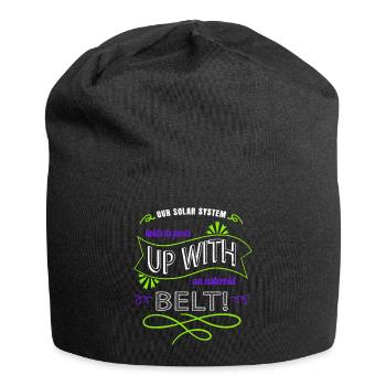 space ship astrophysics astronomy gifts astrology - Jersey Beanie - black - Front