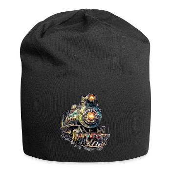 The steam locomotive was a technological innovation - Jersey Beanie - black - Front