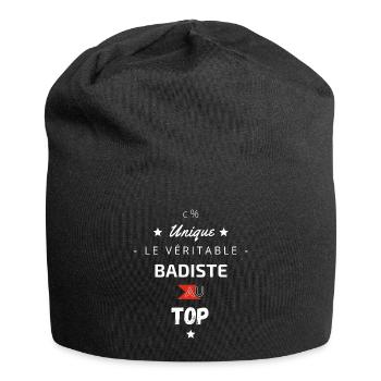 Le véritable Badiste au top - Bonnet en jersey - noir - Devant