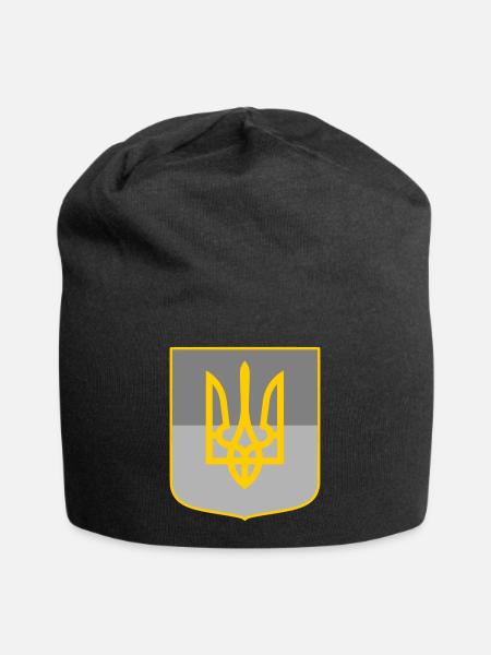 Ukraine - Bonnet en jersey - noir